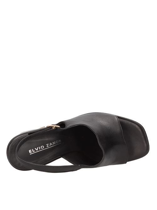 Leather sandals ELVIO ZANON | ES1603X SEFIRONERO